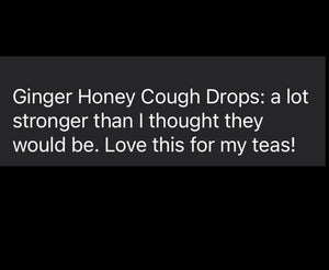 Honey Ginger Drops