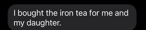 Iron Tea